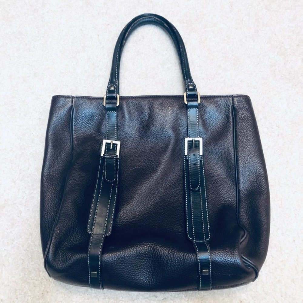 Adrienne Vittadini Brown Leather Purse